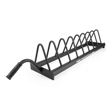 Weight Plate Rack Bumper Plate Rack, mobile, LxWxH 140x28x26,8 cm