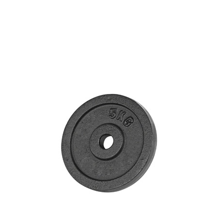 Weight plate made of cast iron,  3 cm, 5 kg, piece