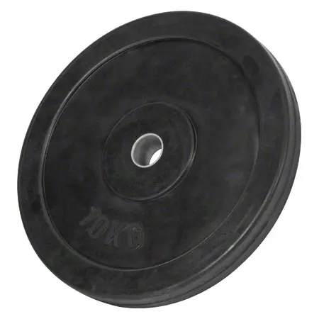 Weight plate with rubber coating,  3 cm, 10 kg, one piece