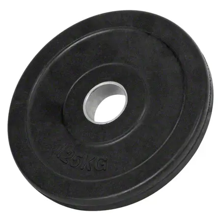 Weight plate with rubber coating,  3 cm, 1.25 kg, one piece