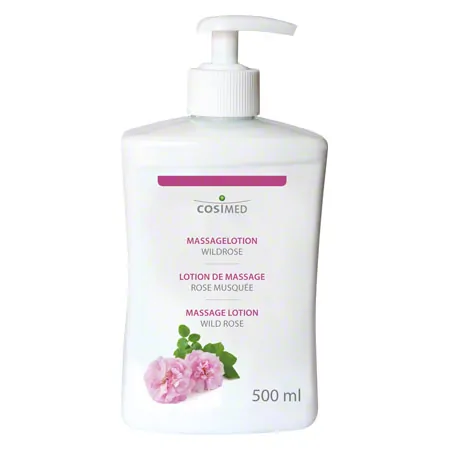 cosiMed massage lotion wild rose with pressure dispenser, 500 ml