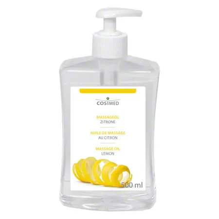 cosiMed massage oil lemon with printing dispenser 500 ml