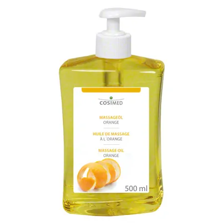 cosiMed massage oil orange with printing dispenser 500 ml