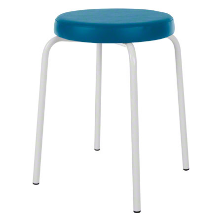 gymnastics stool standard with comfort cushion,&nbsp;� 36 cm, frame color white