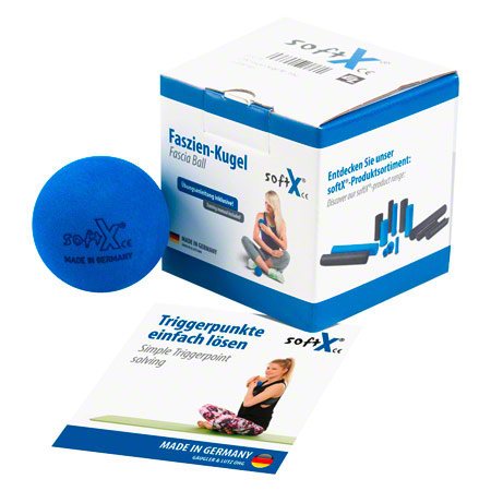 softX fascia-ball 65,  6.5 cm, blue