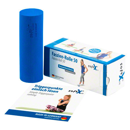 softX fascia roll 50,  5 cm x 15 cm, blue